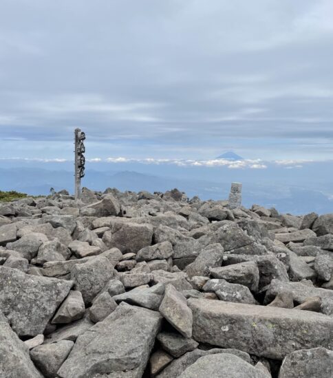 午後から編笠山ドローン