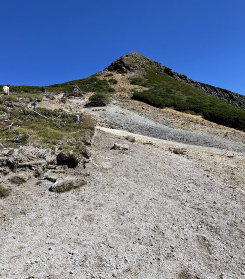 １か月ぶりの硫黄岳