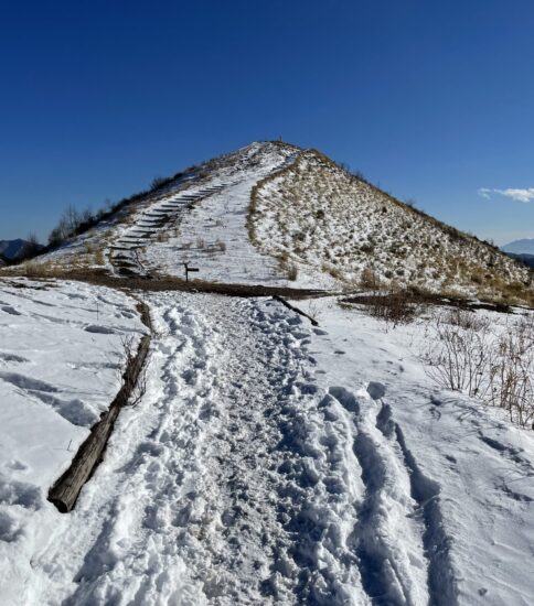 午後から冬の飯盛山