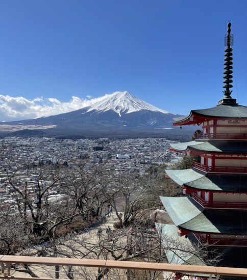 富士吉田「新倉山浅間公園」