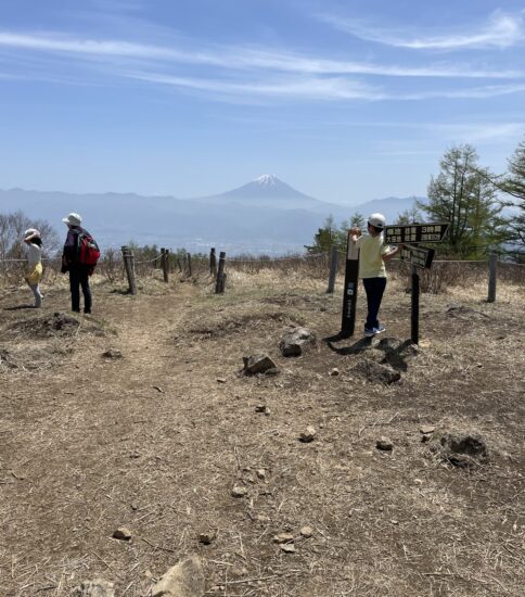 20分歩いて甘利山