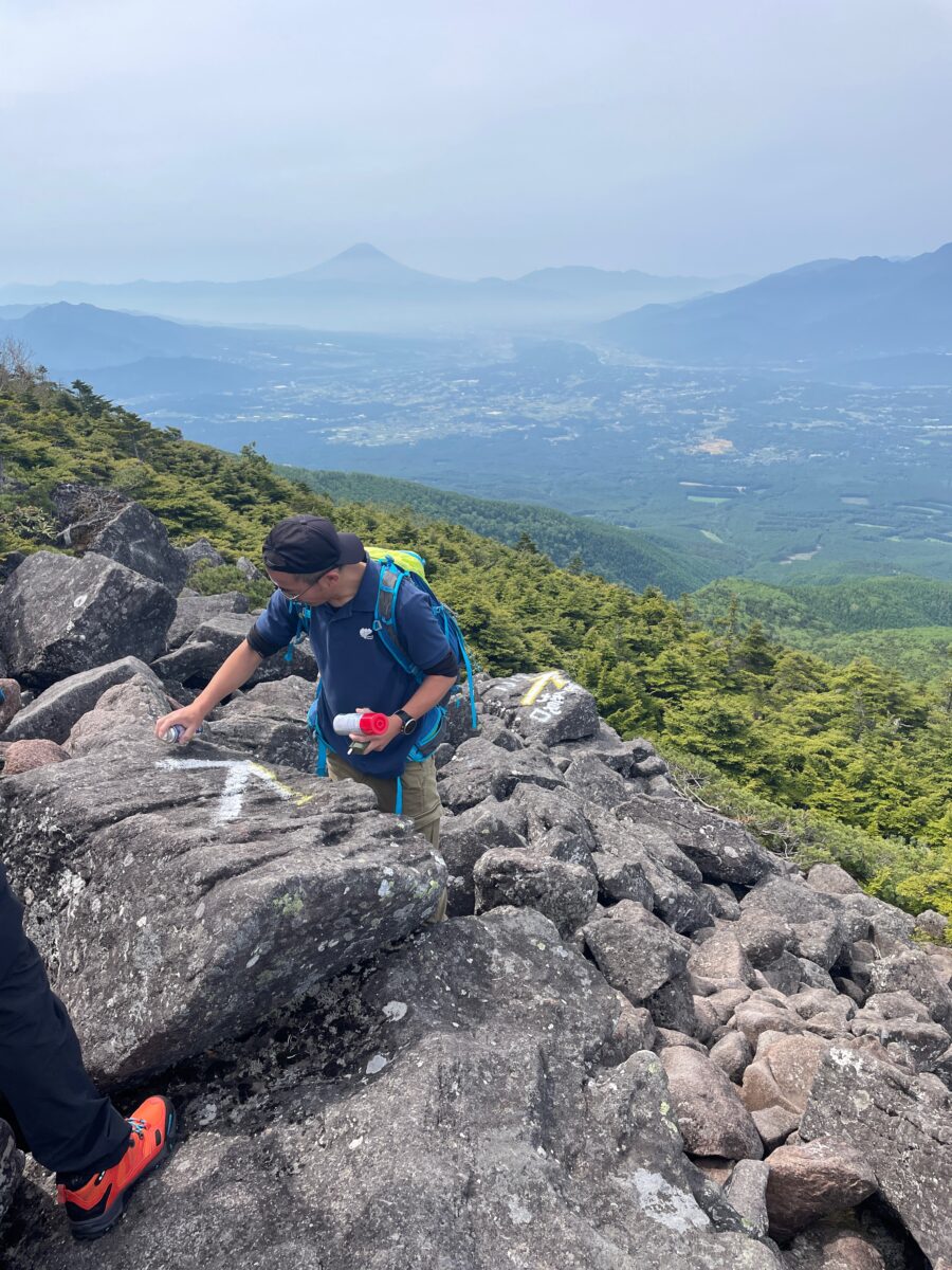 編笠山 登山道整備2023