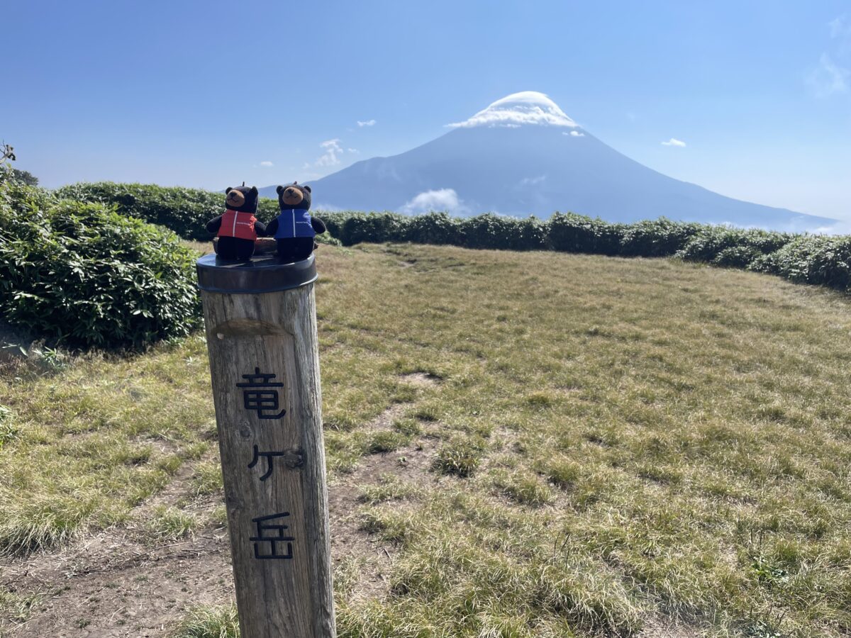 富士山を見に竜ヶ岳
