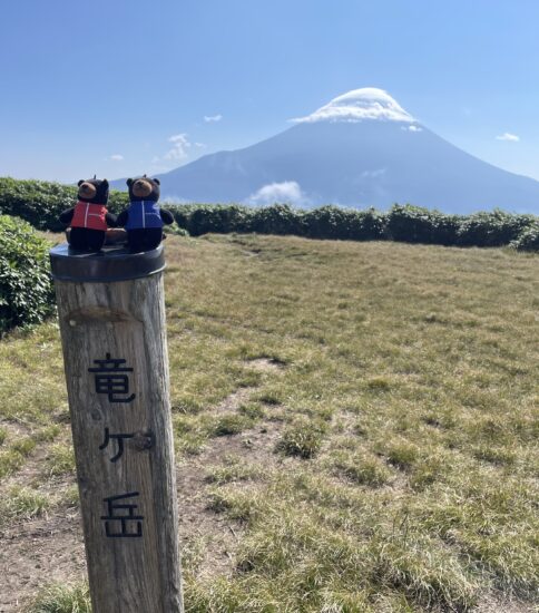 富士山を見に竜ヶ岳