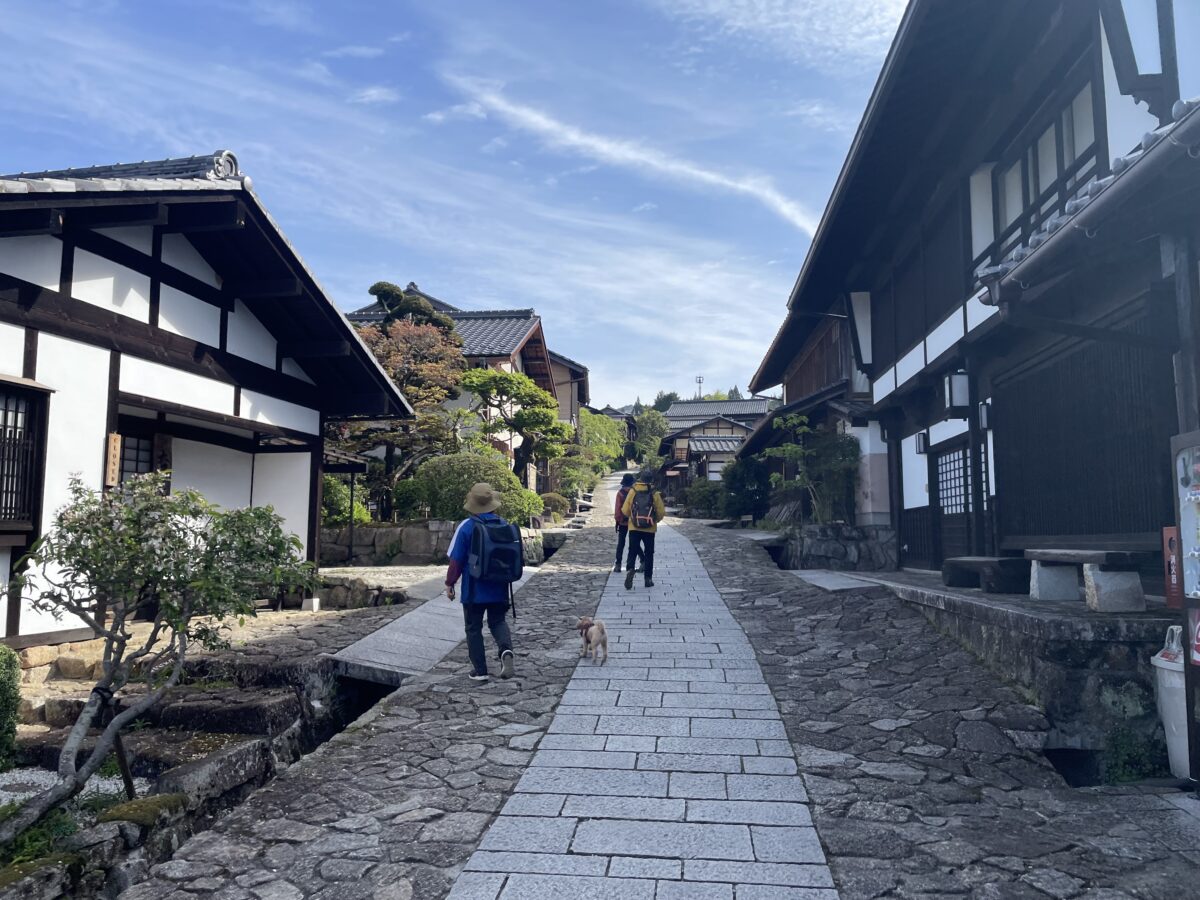 サムライロード（馬籠→妻籠）を犬と行く