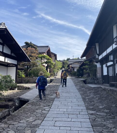 サムライロード（馬籠→妻籠）を犬と行く