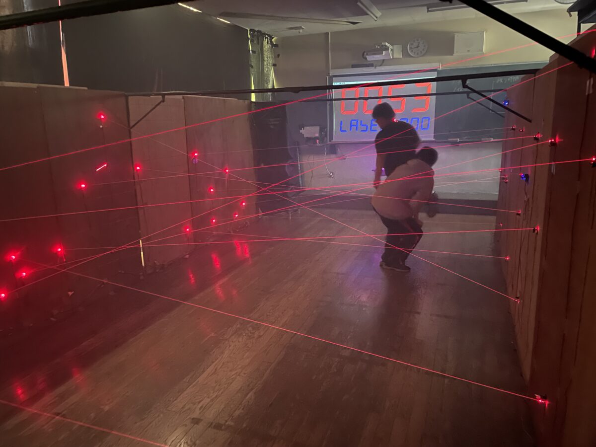 自作レーザー脱出ゲーム