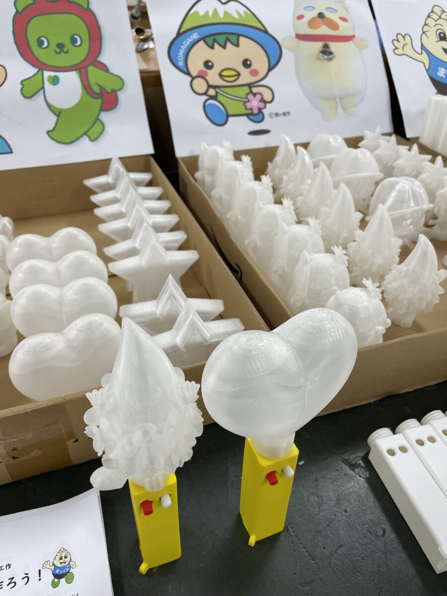 電子工作「キャラクタペンライト」